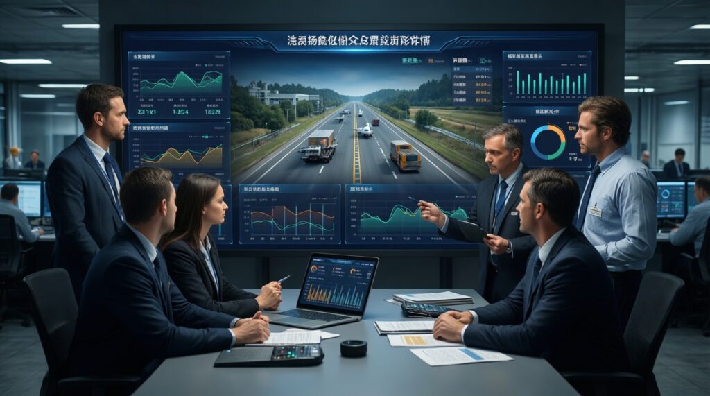 Развитие общественного транспорта: маршруты, интервалы, обновление автопарка - иллюстрация