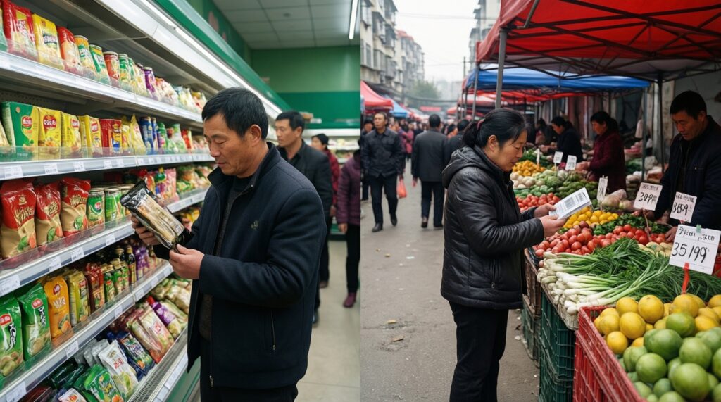 Цены в магазинах и на рынках: мониторинг продуктовой корзины по городам и районам - иллюстрация